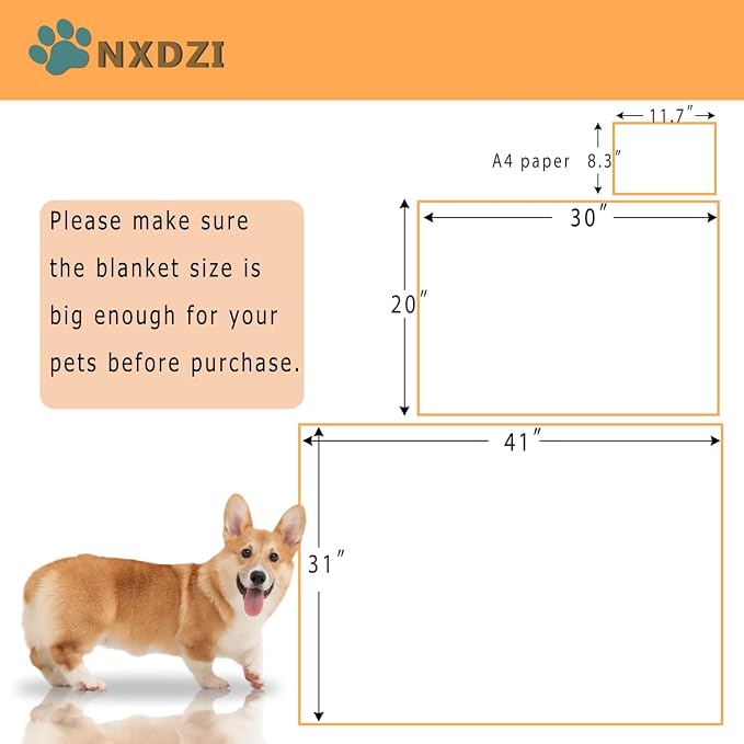 Dog Blankets for Small Dogs and Puppies, 3 Pack Washable Pet Blankets 30" x 20", Lightweight Soft Fleece Puppy Blanket for Crate, Kennel, Carrier, Bed, Cat Blanket