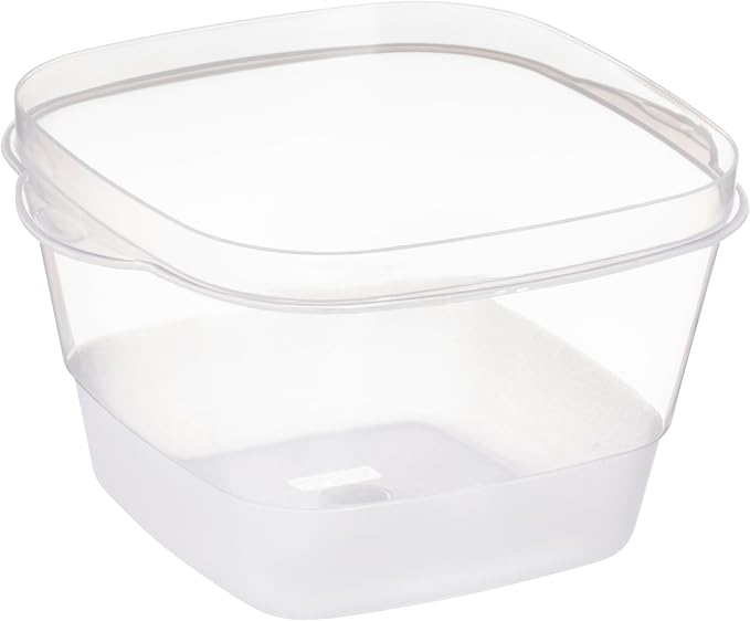 Tribello BPA-Free Plastic Food Storage Set, Red Vented Lids - Microwave, Dishwasher Safe: Perfect for Meal Prep, Leftovers, and Kitchen Organization (3 x 7-Cup)