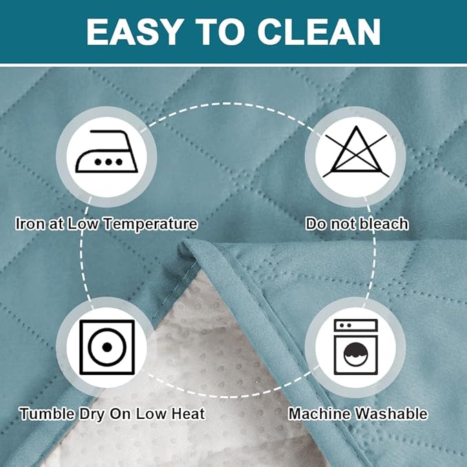 Turquoize 100% Waterproof Sofa Covers Couch Cover Sofa Cover for Dogs Couch Protector Triple Non-Slip Sofa Slipcover for 3 Cushion Couch Furniture Protector for Pets, Kids,Dog (Sofa 70", Stone Blue)