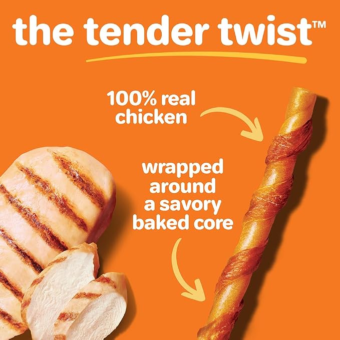 Oinkies Chickentastic Tender Twists, 72 Count