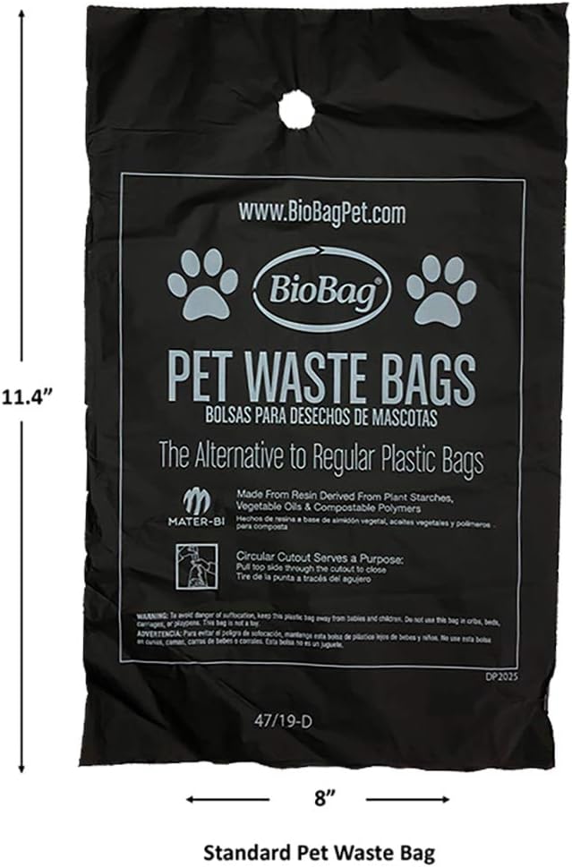 BioBag, Pet Waste Bags, 50 Count (Pack of 4)