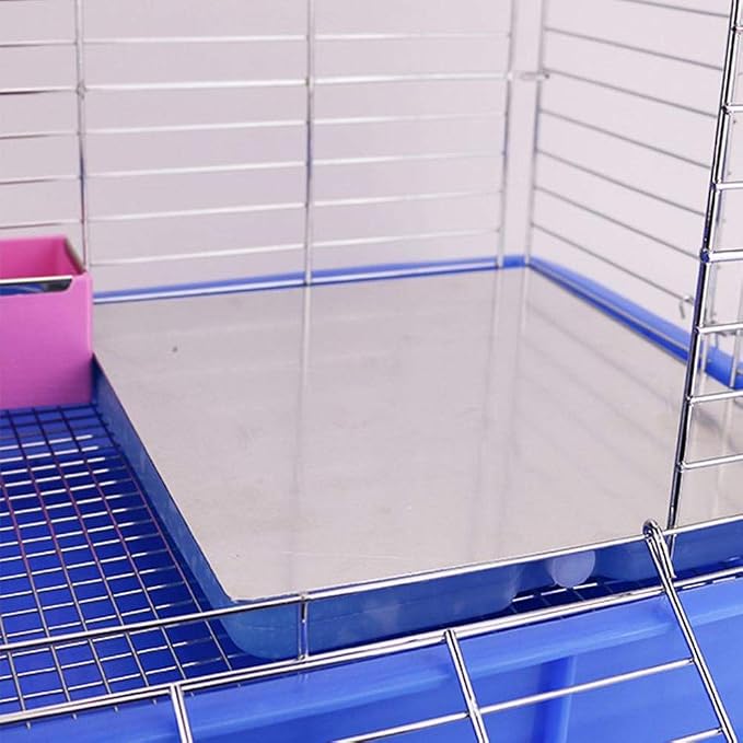 Rabbit Cooling Pad, 2PCS Hamster Cooling Pad Pet Cooling Mat for Rabbit Bunny Hamster Guinea Pig & Other Small Pets Stay Cool This Summer - Bite Resistance Pet Cool Plate Ice Bed