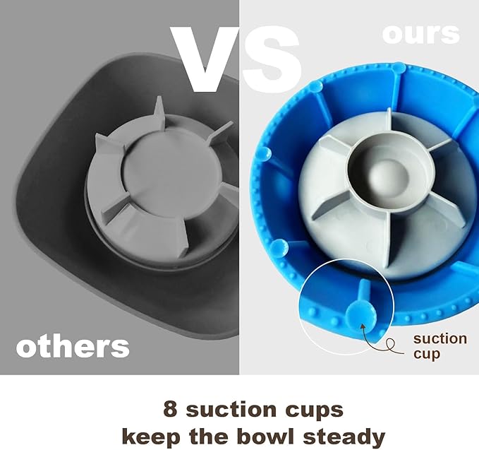 Premium Dog Lick Bowl, Dog Lick Bowl with Ball, Food-Grade Silicone Lid & Surlyn Ball, Anti-Spill Suction Base, Dog Slow Feeder, Lick Ball for Dogs