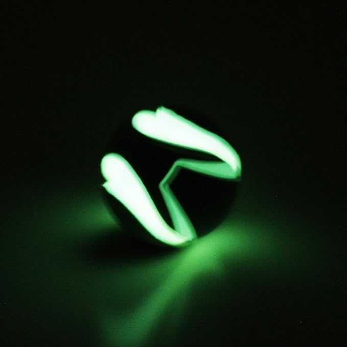 Chuckit! Kick Fetch Max Glow Ball, Large (8 Inch) Glow in the Dark Dog Toy (Pack of 4)