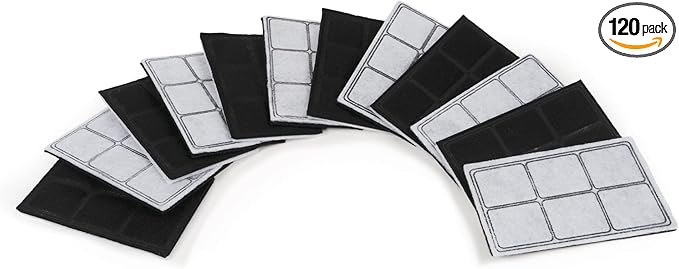 PetSafe Drinkwell Premium Replacement Carbon Filters, Dog and Cat Water Fountain Filters (Pack of 120)