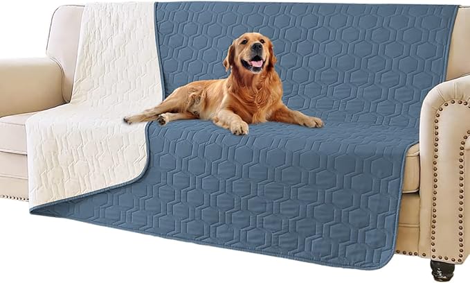 Tcksstex Waterproof and Anti-Slip Dog Bed Cover and Pet Blanket Sofa Pet Bed Mat ，car Incontinence Mattress Protectors Furniture Couch Cover for Most Cats Dogs, Pets