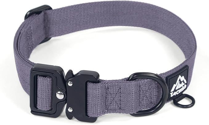 Dog Collar for Large Dogs - Adjustable, Chew Proof Nylon Collar with Metal Quick Release Buckle and D-Ring for Dog Tags (Montana Moonrise, XS(0.5''Width, Fit 8''-11''))