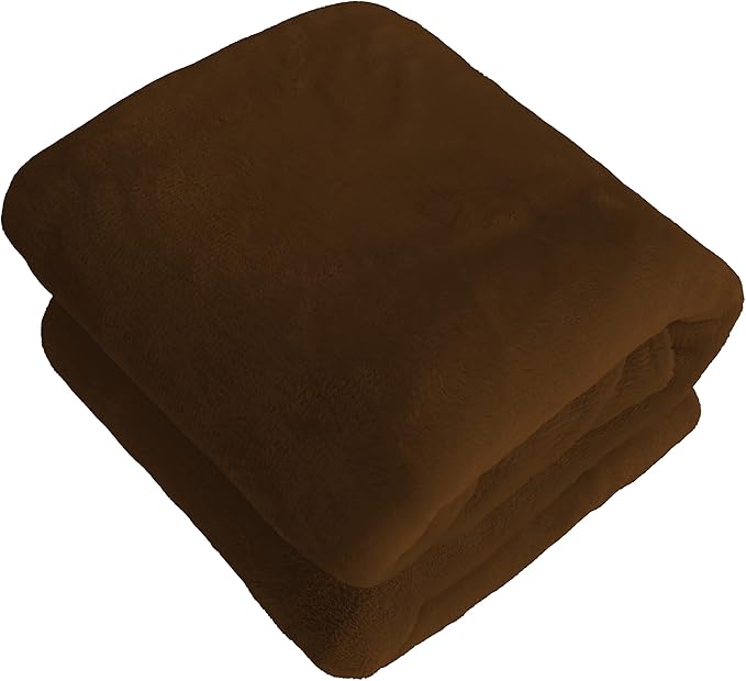 iMaylex Soft Puppy Flannel Fleece Blanket for Pet Dog Cat, Plush Microfiber, Cozy and Lightweight, Coffee, Pet, 27 x 39 inch (70 x 100 cm)