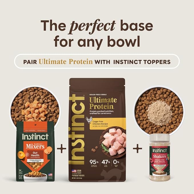 Instinct Ultimate Protein, Natural Dry Cat Food, Grain Free Recipe - Cage Free Chicken, 4 lb. Bag
