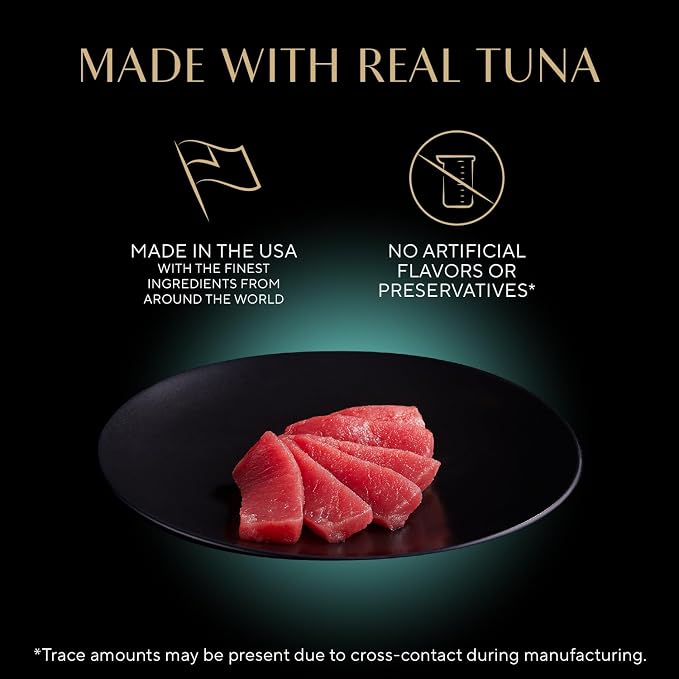 Sheba Perfect Portions Wet Cat Food Cuts in Gravy,Cat Food Wet Recipe,Sustainable Tuna Entree,2.6 oz. Twin-Pack Trays (,48 Servings),24 Count (Pack of 2)