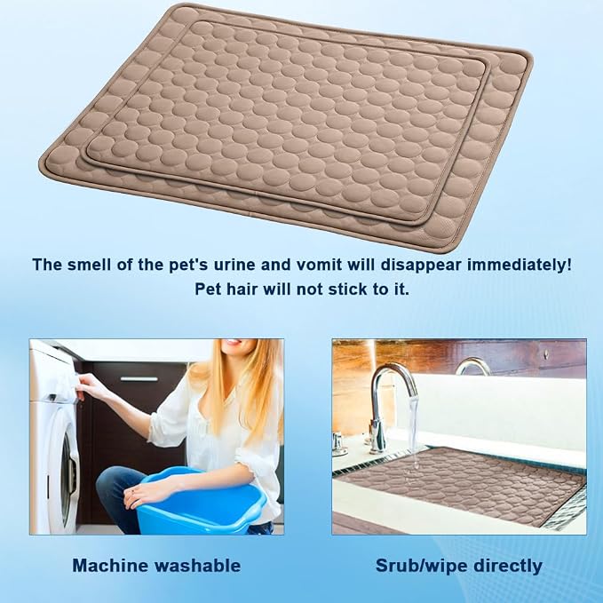 Dog Cooling Mat 2026 Upgraded Arc-Chill Cooling Dog Bed Mat, Washable Pet Cooling Pad (Q-Max>0.4) Cooling Mat for Dogs & Cats Indoor & Outdoor Car Seats (Coffee, 28x22 in)