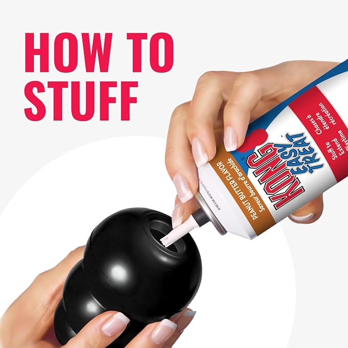 KONG Extreme Dog Toy - Fetch & Chew Toy - Treat-Filling Capabilities & Erratic Bounce for Extended Play Time Most Durable Natural Rubber Material - for Power Chewers - for Medium Dogs