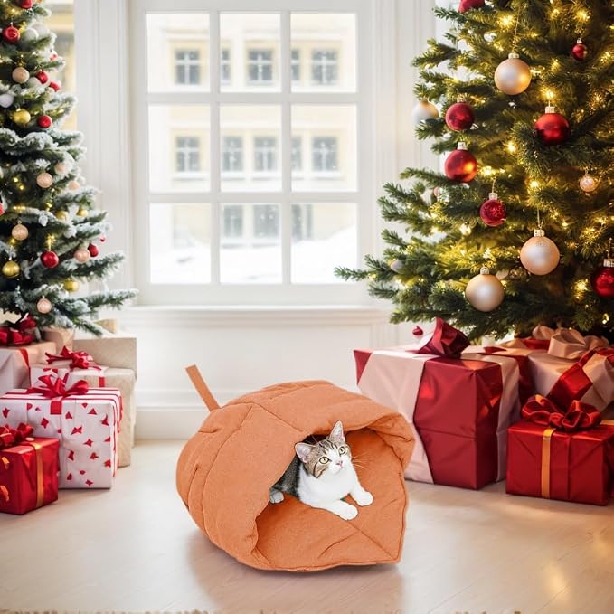 Comfort Cave Bed Dogs Cats Washable Plush Bedroom Living Room Home Decoration Soft Plush Pet Bed