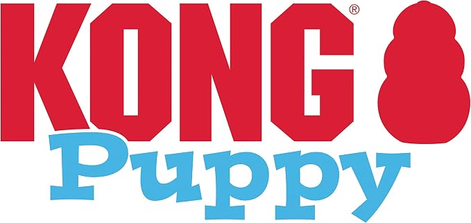 KONG - Puppy Toy - Natural Teething Rubber - Fun to Chew, Chase and Fetch ( Colors May Vary)