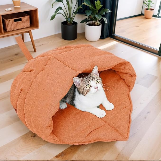 Comfort Cave Bed Dogs Cats Washable Plush Bedroom Living Room Home Decoration Soft Plush Pet Bed