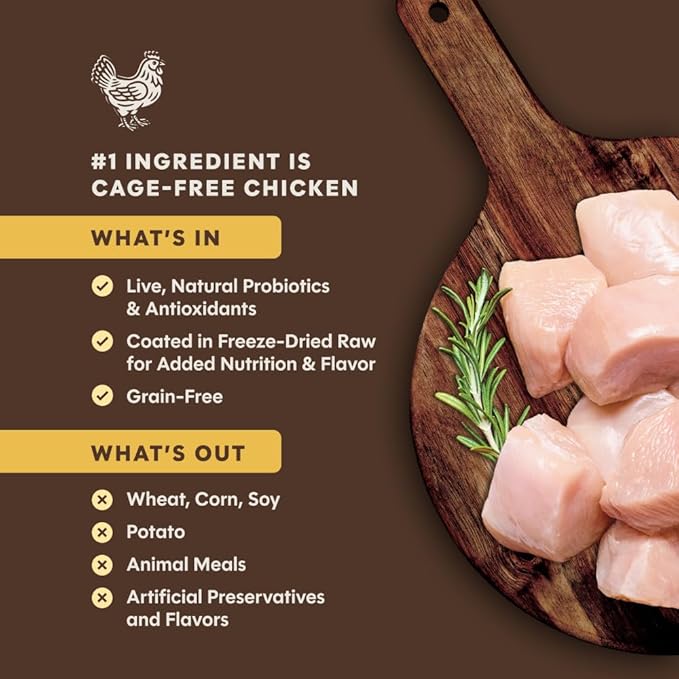 Instinct Ultimate Protein Grain Free Cage Free Chicken Recipe Natural Dry Cat Food, 10 lb. Bag