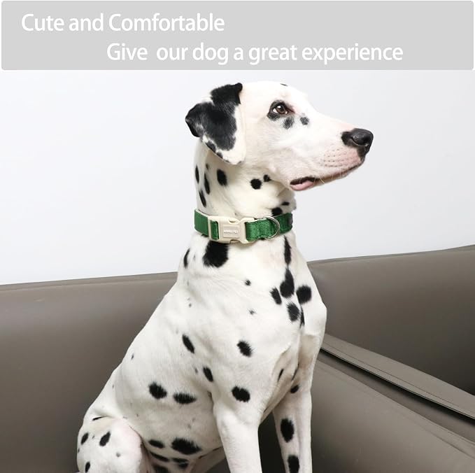 ARING PET Dog Collar-Cute Cotton Puppy Collar for Small Dogs, Adjustable Lightweight Pet Collars with Quick Release Buckle for Small Medium Large Dog