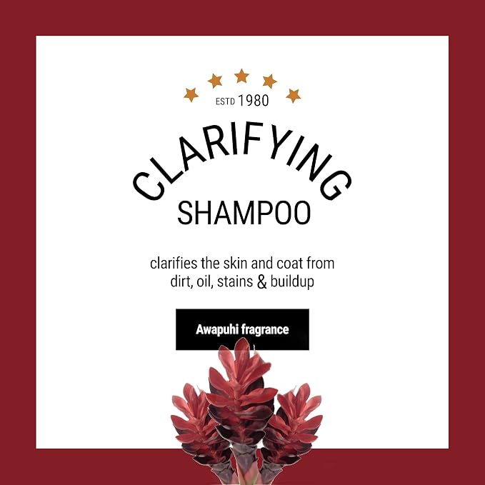 The Coat Handler Clarifying Dog Shampoo, 1 Gallon | All Natural Ingredients, Removes Stains and Dirt, Brightens All Coat Colors, Professional Grade Grooming Shampoo, Soap and Cruelty Free