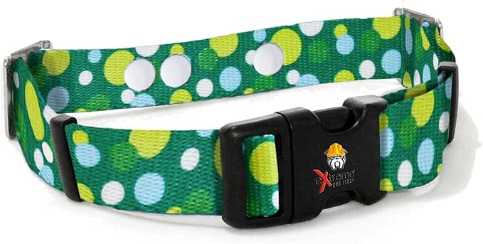 treme Dog Fence Replacement Containment and Training Collar Strap for Most Underground Electric Dog Fence Brands - Mint Green (Small: 10" - 12" x 3/4")