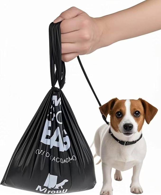 1000 Count Extra Thick Dog Poop Bags with Handles, Heavy Duty Leak-Proof Waste Bags for Dog and Cat Litter, Ocean Wind Scented