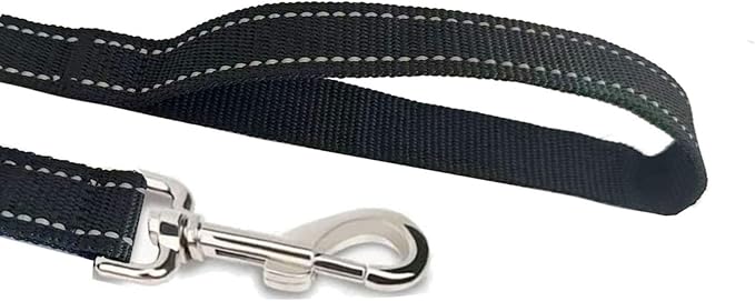 Reflective Dog Leash 7Ft /8 Feet Long, 1 Inch Wide, for Small and Medium Dogs