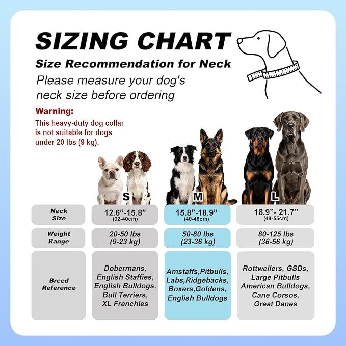 TSPRO Tactical Heavy Duty Dog Collar 1.5 Inch Wide & Thick, Durable Metal Buckle, Adjustable for Medium to Large Dogs, Strong & Comfortable for Daily Use (Classic Zebra Print, M)