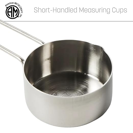 American METALCRAFT, Inc. 1/3 Stainless Steel Measuring Cup, Silver