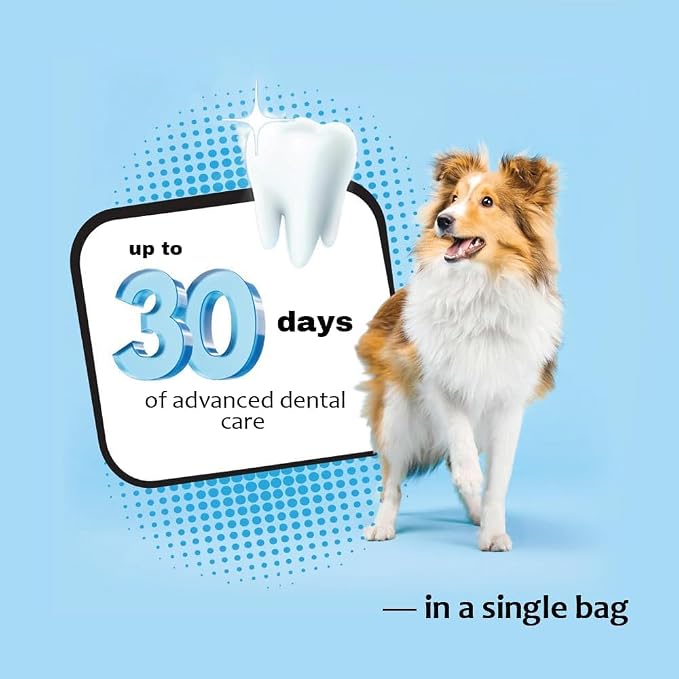 Oral Hygiene Chews for Small Dogs – Enzymatic Dental Treats for Daily Oral Care, Helps Clean Teeth & Freshen Breath, Supports Plaque & Tartar Control – 30 Chews (3 Pack)