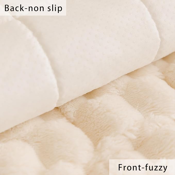Gumfolk Plush Pet Sofa Covers for Dogs Washable Couch Protector for Cushion, Dog Friendly Furniture Covers Protector