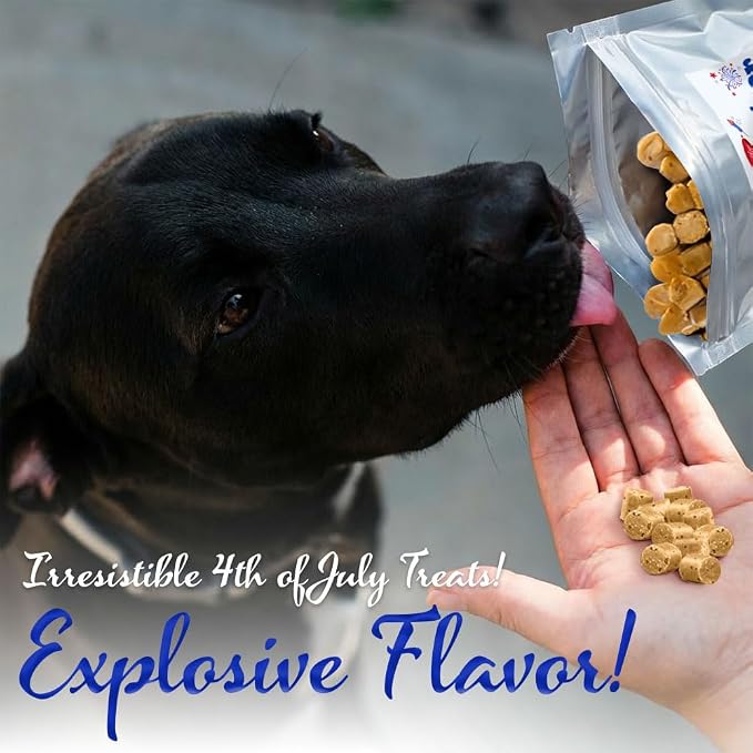 iHeartDogs Firecracker Dog Treats - Healthy Treats with Chicken & Cranberry - Helps Feed Hungry Shelter Dogs in Need, 6oz