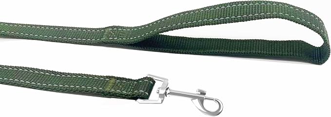 Nylon Training Dog Leash for Small Medium Dogs, 15ft 20ft 30ft 50ft 100ft Reflective Long Leash Dog/Puppy Lead for Obedience Recall Training, Camping
