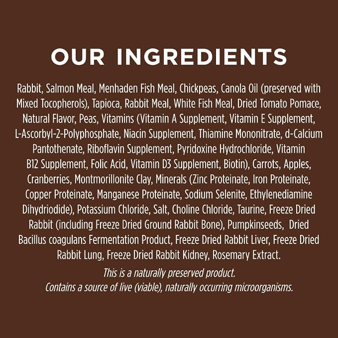 Instinct Original Dry Dog Food, Raw Coated Kibble, High Protein, Grain Free Recipe - Real Rabbit, 20 lb. Bag