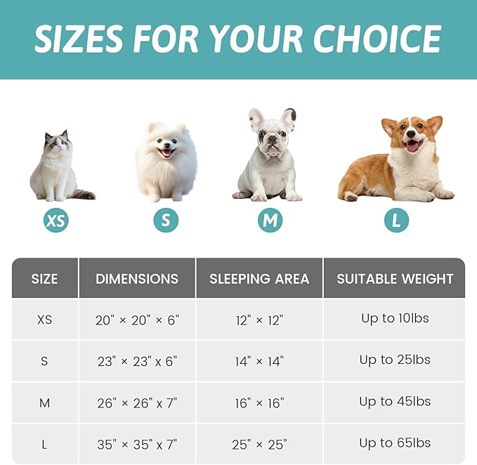 Dog Bed with Hooded Blanket, Round Fluffy Anti-Anxiety Pet Bed for Small Dogs & Medium Dogs, Cozy Donut Cuddler with Machine Washable Faux Fur & Anti-Slip Bottom(26"×26"×7",Grey)