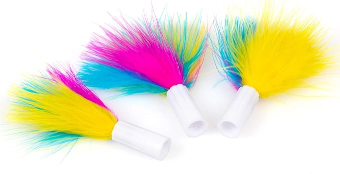 PetFusion [New & Improved Ambush Interactive Electronic Cat Toy w/Rotating Feather. (Quiet, 3 Modes, Nighttime Light, Auto Shut-Off, Batteries Incl). Replacement Feathers Available. 12 Month Warranty