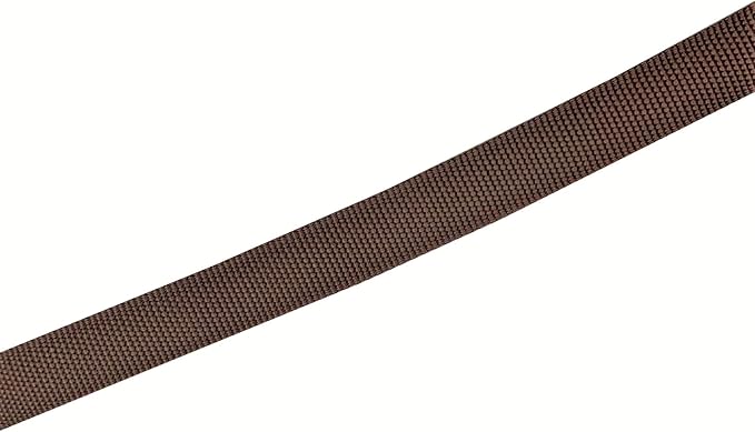 TAIAN 4FT/5FT/6FT Strong Dog Leash, Nylon Dog Leashes for Small Medium Large Dogs (3/4 in x 5 ft, Brown)