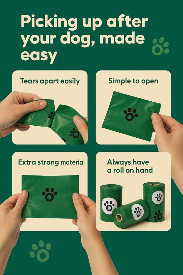 Dog Poop Bags 270 Count – Lavender Scented, Thick & Leak Proof Dog Waste Bags, Easy Tear, Fits Standard Dispensers, 65% Recycled Strong Dog Poop Bags – JIJIGO