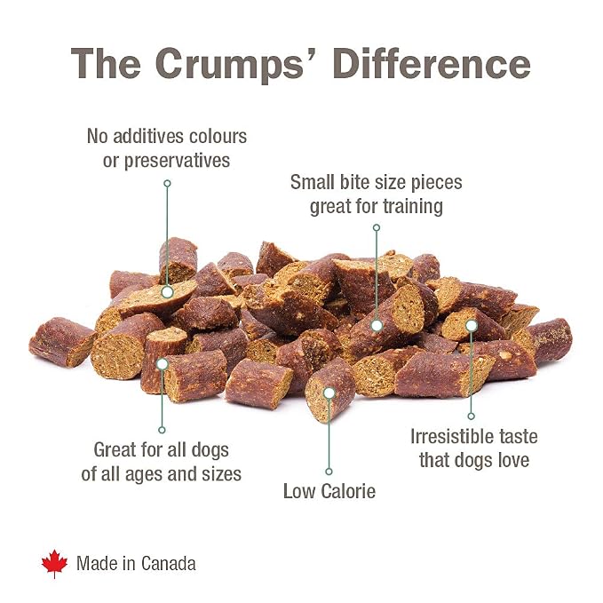 Crumps Naturals Mini Trainer Semi Moist Chicken 300g/10.6oz(Product Packaging May Vary)