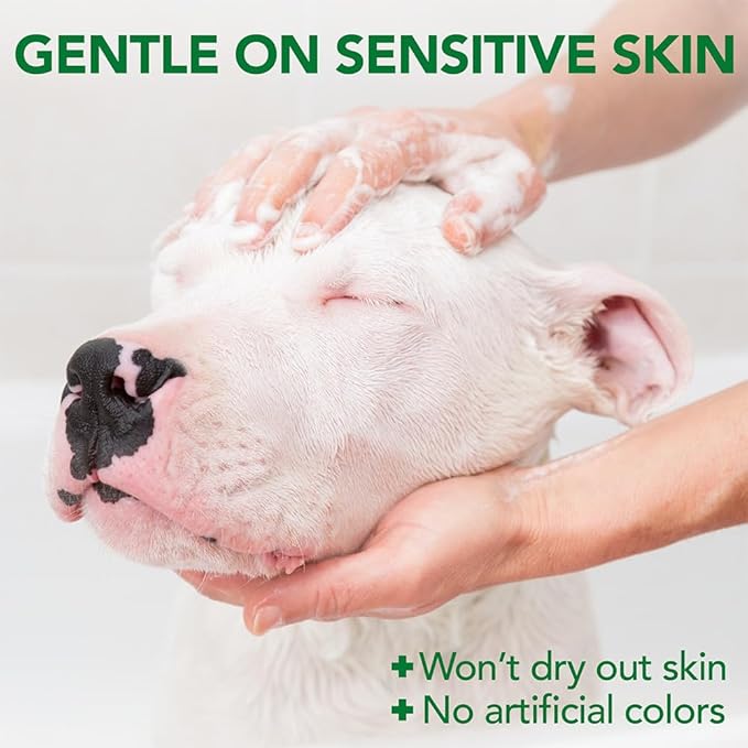 Vet's Best Allergy Itch Relief Dog Shampoo, Oatmeal Dog Shampoo for Itchy Skin, Cleans and Relieves Discomfort from Seasonal Allergies, Anti Itch Dog Soap, 16 Oz