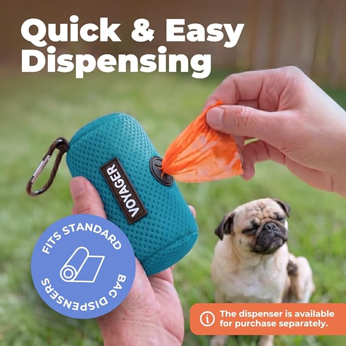 Best Pet Supplies Dog Poop Bags for Waste Refuse Cleanup, Doggy Roll Replacements for Outdoor Puppy Walking and Travel, Leak Proof and Tear Resistant, Thick Plastic - Assorted, 150 Bags