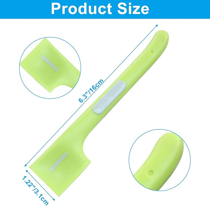 Zorfeter 4 Pack Pet Food Spoon, Silicone Mixing Spoons Canned Scoop, Mini Spatula Food Can Spoon for Feeding Can Wet Food Storage Dog/Cat(Green+Grey)