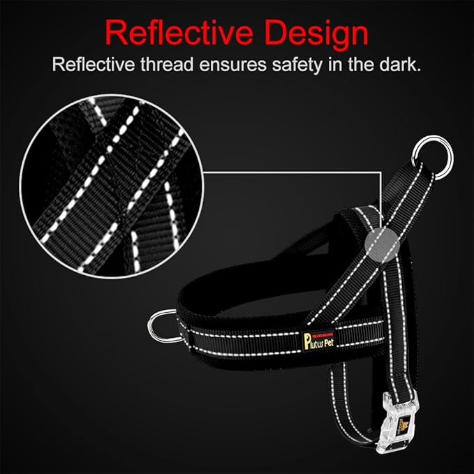 Plutus Pet No Pull Dog Harness with Breathable Mesh Padded, Adjustable Reflective Escape Proof Dog Harness, Quick Fit Dog Vest Harness for Small Medium Large Dogs(XS, Cyan)