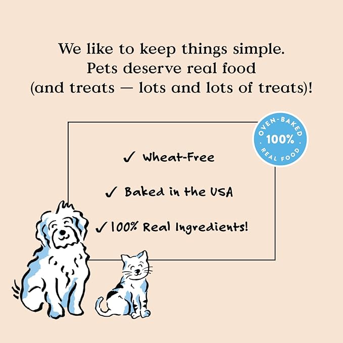 Bocce's Bakery Berry Smoothie Wellness Treats for Dogs, Wheat-Free Everyday Dog Treats, Made with Real Ingredients, Baked in The USA, Natural Soft & Chewy Cookies, 12 oz