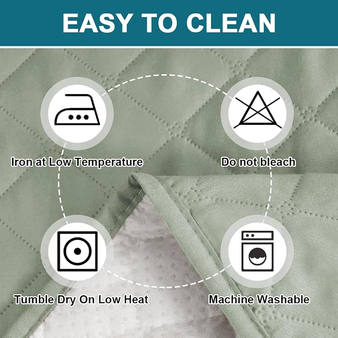 Turquoize 100% Waterproof Futon Cover Futon Slipcover Washable Armless Sofa Bed Slipcover Protector Seat Width Up to 70" with Adjustable Elastic Strap Anti-Slip for Dogs, Sage