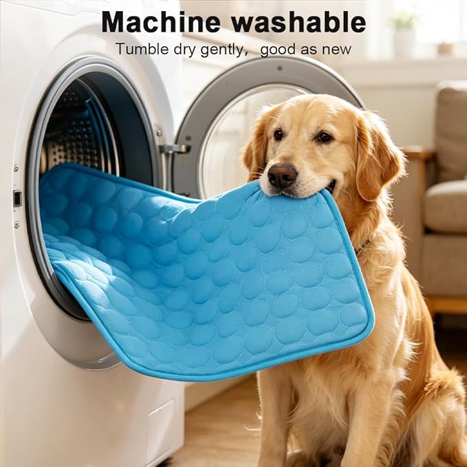 Dog Cooling Mat 2026 Upgraded Arc-Chill Cooling Dog Bed Mat, Washable Pet Cooling Pad (Q-Max>0.4) Cooling Mat for Dogs & Cats Indoor & Outdoor Car Seats