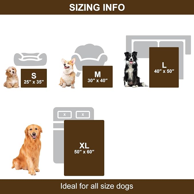 Waterproof Dog Blanket Soft Pet Cat Blanket Cozy Calming Sherpa Corduroy Fleece Blanket Reversible Furniture Bed Protector for Small Dogs Machine Washable Puppy Blanket, Drak Grey 30x40 in