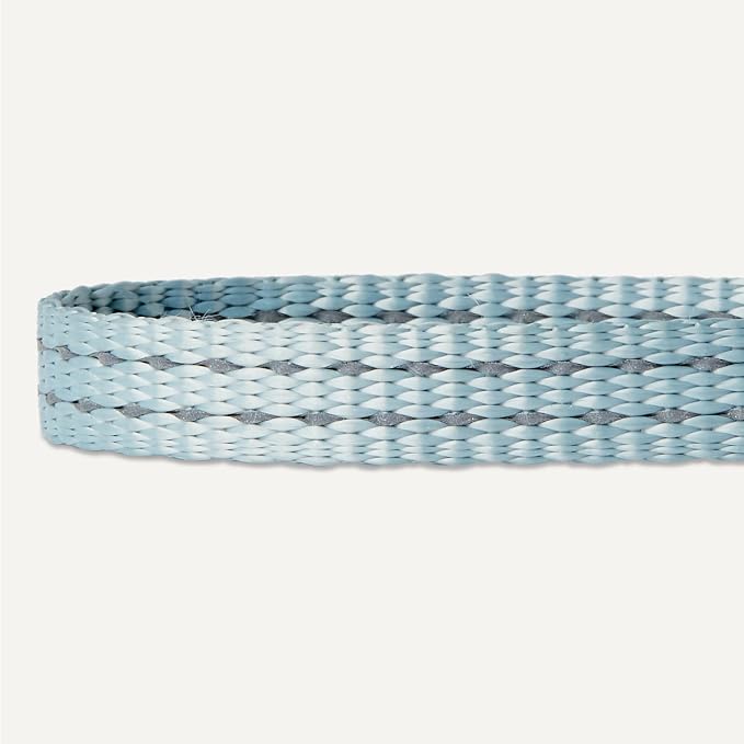 Amazon Basics Reflective & Adjustable Dog Collar, Featuring a Metal D-Ring and Quick-Release Buckle,Size XS, Blue