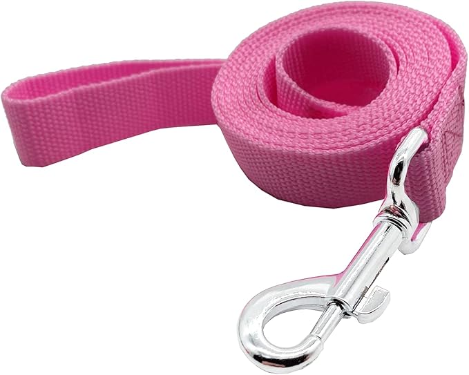 Nylon Dog Training Leash, Traction Rope, 4Ft /5 Foot /6 Feet Long, 5/8 inch 3/4 Inch 1 Inch Wide, for Small and Medium Dogs