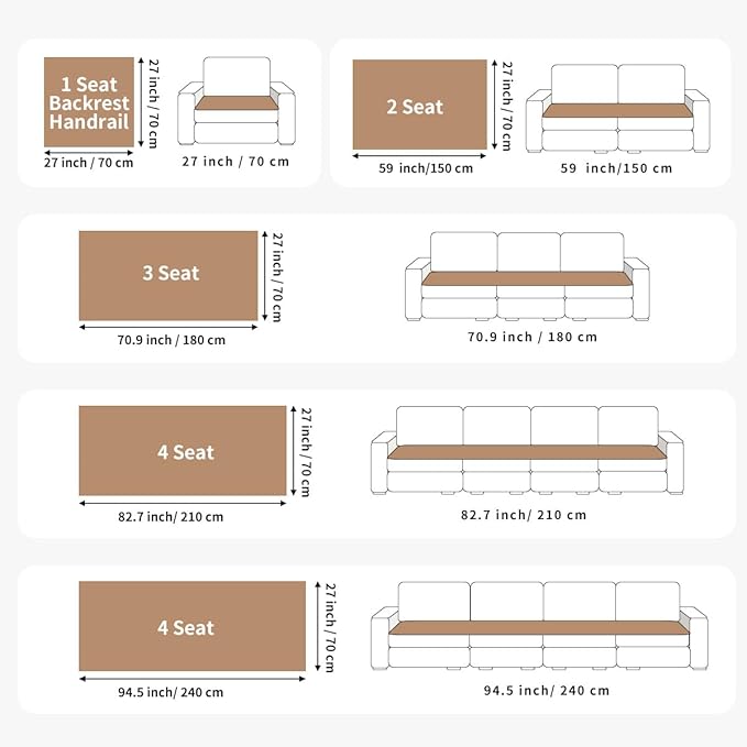 Velvet Couch Covers for Dogs, Dog Sectional Couch Covers, Pet Couchs Cover for 2-3 Seater, Couchs Protector for Dogs, Sectional Sofa Cover for Pet Washable(1PC,Khaki,27.6"×70.9")