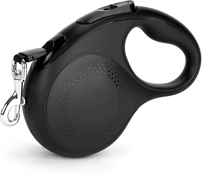 Retractable Dog Leash, 26 Feet Dog Leash for Small to Large Dogs up to 110lbs, Anti-Slip Handle One Button Lock and Release, Heavy Duty 360° Tangle-Free