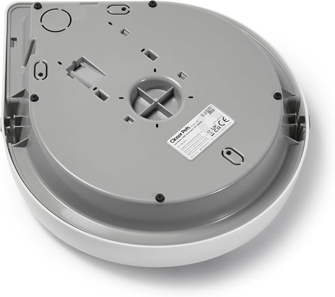 Cat Mate C500 Automatic 5 Bowl Digital Timer-Controlled Pet Feeder - for Cats and Small Dogs, Wet or Dry Food, Includes Twin Ice Packs, 5 Meals Up to 0.73 lb Each, White